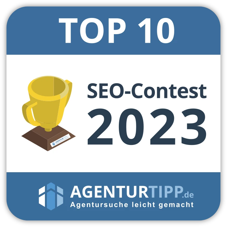 Webmen ist unter den Top 10 im SEO-Contest von Agenturtipp.de